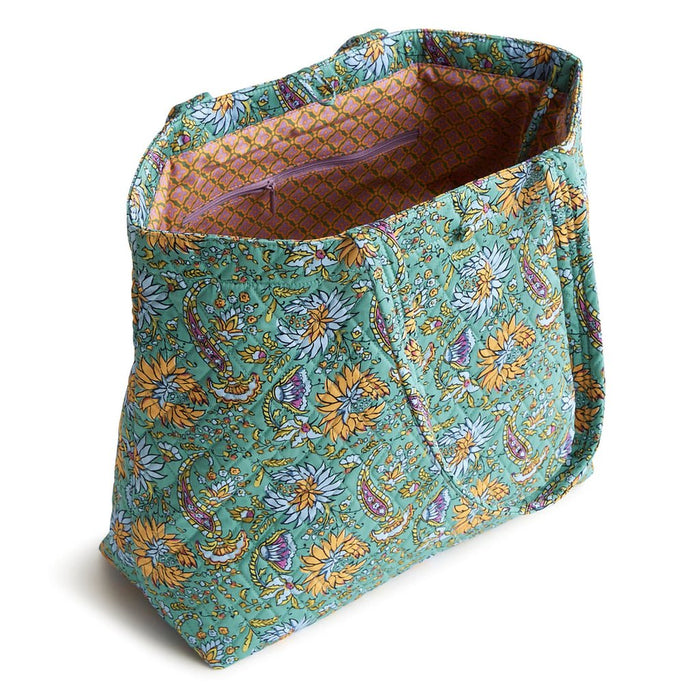 Vera Bradley : Original Tote Bag - Gemstone paisley in Cotton gabardine - Vera Bradley : Original Tote Bag - Gemstone paisley in Cotton gabardine