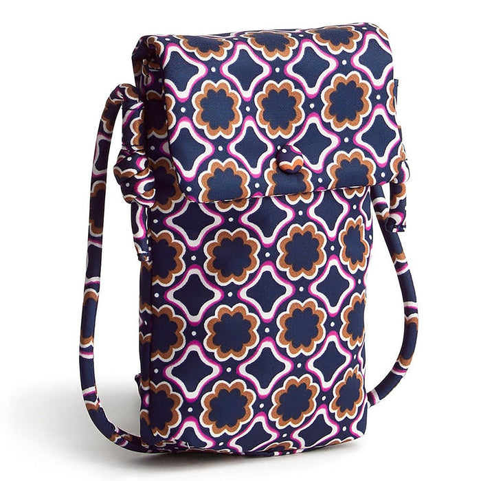 Vera Bradley : Phone Case Crossbody - Lattice florets in Nylon twill - Vera Bradley : Phone Case Crossbody - Lattice florets in Nylon twill