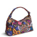 Vera Bradley : Roxbury Crescent Shoulder Bag - Colorful Bouquet in Cotton Gabardine - Vera Bradley : Roxbury Crescent Shoulder Bag - Colorful Bouquet in Cotton Gabardine