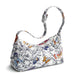 Vera Bradley : Roxbury Crescent Shoulder Bag - Wing + Bloom in Cotton Gabardine - Vera Bradley : Roxbury Crescent Shoulder Bag - Wing + Bloom in Cotton Gabardine