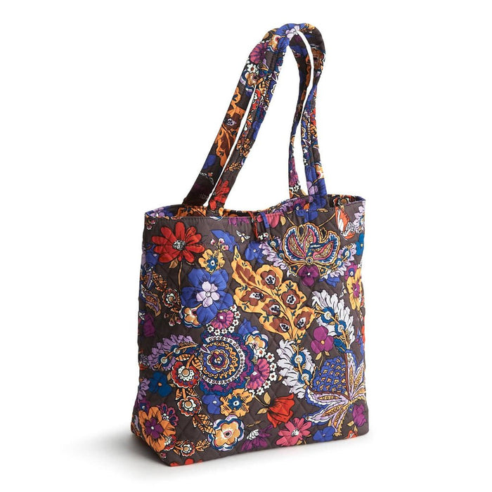 Vera Bradley : Small Original Tote Bag - Colorful Bouquet in Cotton Gabardine - Vera Bradley : Small Original Tote Bag - Colorful Bouquet in Cotton Gabardine