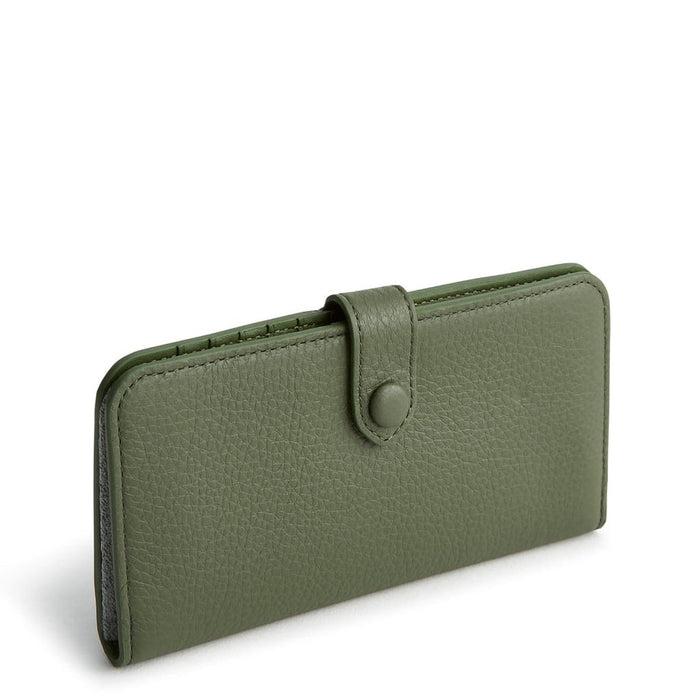 Vera Bradley : Tab Wallet - Bronze Green in Leather - Vera Bradley : Tab Wallet - Bronze Green in Leather