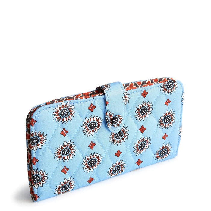 Vera Bradley : Tab Wallet - Marrakesh Geos in Cotton Gabardine - Vera Bradley : Tab Wallet - Marrakesh Geos in Cotton Gabardine