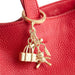 Vera Bradley : Tap to Zoom Holly Bag Charm - Gold Tone - Vera Bradley : Tap to Zoom Holly Bag Charm - Gold Tone