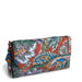 Vera Bradley : Wildwood Wallet Crossbody - Flowers + feathers in Cotton gabardine - Vera Bradley : Wildwood Wallet Crossbody - Flowers + feathers in Cotton gabardine