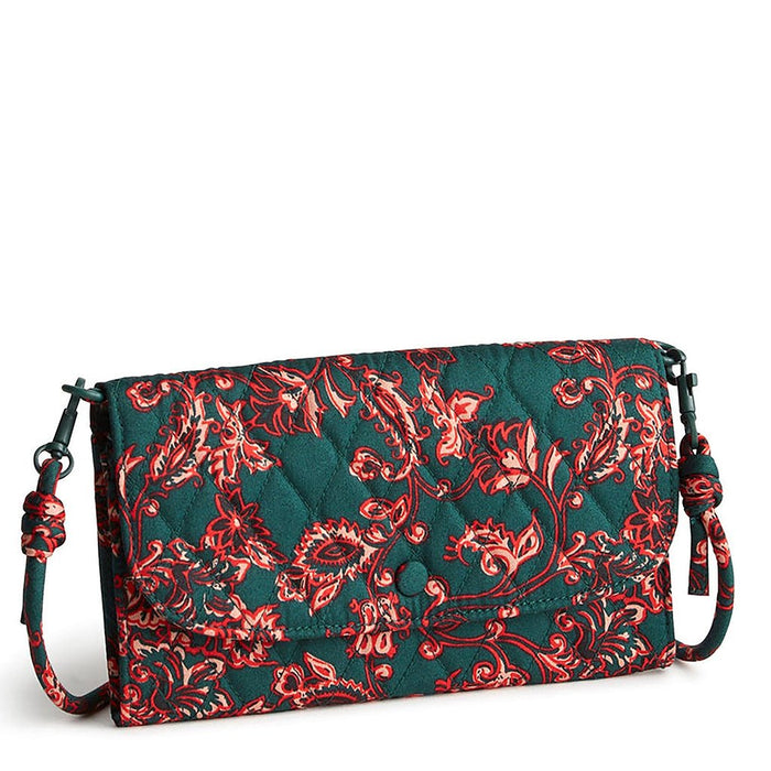 Vera Bradley : Wildwood Wallet Crossbody - Victorian vines in Cotton Gabardine - Vera Bradley : Wildwood Wallet Crossbody - Victorian vines in Cotton Gabardine