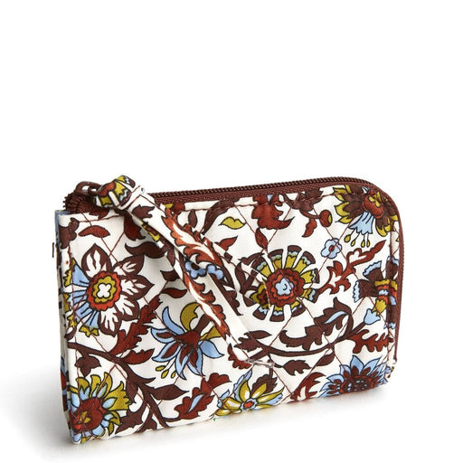 Vera Bradley : Zip Card Pouch - Marrakesh Vines Cream in Cotton Gabardine - Vera Bradley : Zip Card Pouch - Marrakesh Vines Cream in Cotton Gabardine