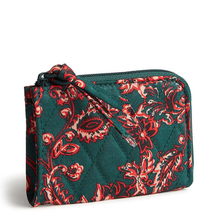 Vera Bradley : Zip Card Pouch - Victorian vines in Cotton Gabardine - Vera Bradley : Zip Card Pouch - Victorian vines in Cotton Gabardine