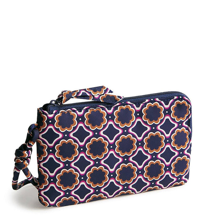 Vera Bradley : Zip Wristlet - Lattice florets in Nylon Twill - Vera Bradley : Zip Wristlet - Lattice florets in Nylon Twill