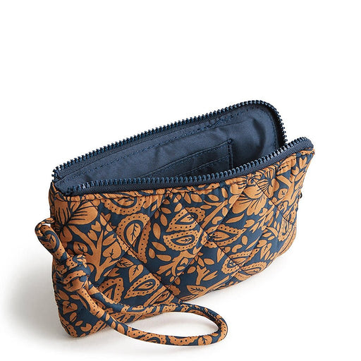 Vera Bradley : Zip Wristlet - Lotus montage roasted pecan in Nylon - Vera Bradley : Zip Wristlet - Lotus montage roasted pecan in Nylon