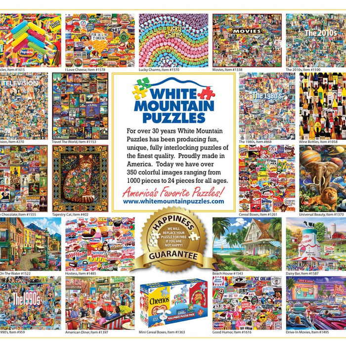 White Mountain : Book Nook - 1000 Piece Jigsaw Puzzle - White Mountain : Book Nook - 1000 Piece Jigsaw Puzzle