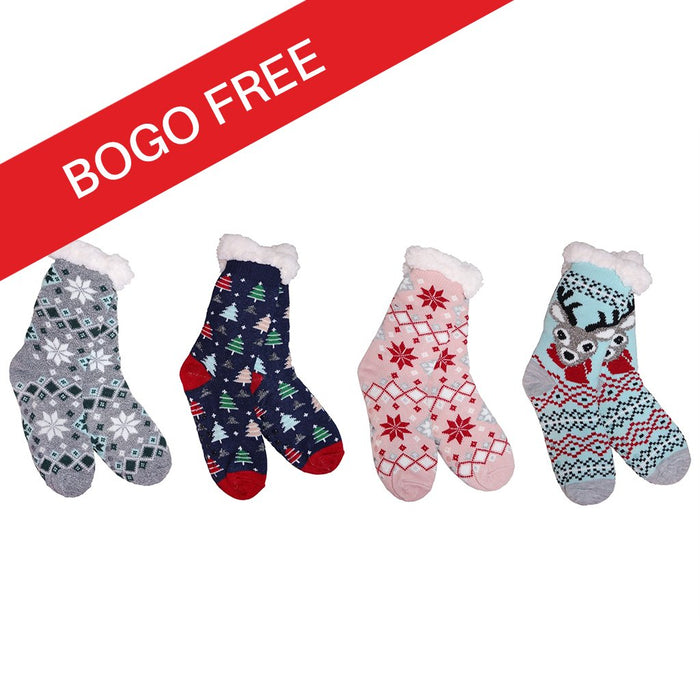 Winter Wonders - Thermal Slipper Socks - Buy one get one FREE - Winter Wonders - Thermal Slipper Socks - Buy one get one FREE