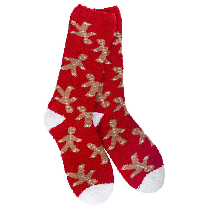 World's Softest : Holiday Cozy Crew - Gingerbread Man Red - World's Softest : Holiday Cozy Crew - Gingerbread Man Red