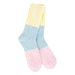 World's Softest : Weekend Confetti Cable Crew in Denim Multi - World's Softest : Weekend Confetti Cable Crew in Denim Multi