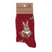 Little Pudding Rabbit Socks featuring a cute rabbit-inspired festive design