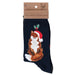 Festive Fox Socks featuring a playful fox-inspired Christmas design