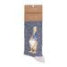 Christmas Scarves' Duck Men's Socks featuring festive ducks wearing colorful scarves