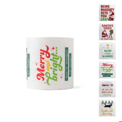 Assorted TP Holiday  designs on a  white background 