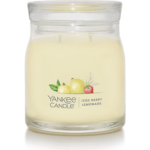 Yankee Candle : Signature Medium Jar Candle in Iced Berry Lemonade - Yankee Candle : Signature Medium Jar Candle in Iced Berry Lemonade