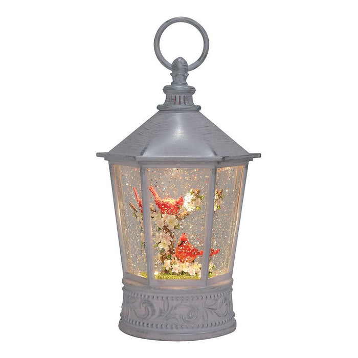 10.25” Spring Cardinal Hexagon Glitter Lantern - 10.25” Spring Cardinal Hexagon Glitter Lantern - Annies Hallmark and Gretchens Hallmark, Sister Stores