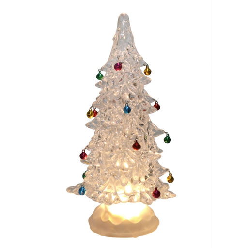 10.625" LED Glitter Tree with Jingle Bells - Christmas is Forever - 10.625" LED Glitter Tree with Jingle Bells - Christmas is Forever