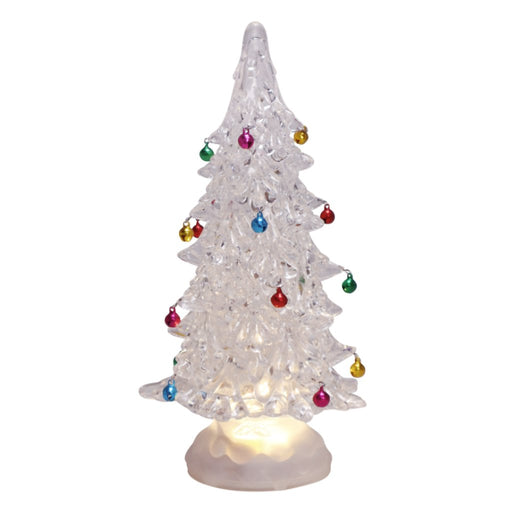 10.625" LED Glitter Tree with Jingle Bells - Christmas is Forever - 10.625" LED Glitter Tree with Jingle Bells - Christmas is Forever