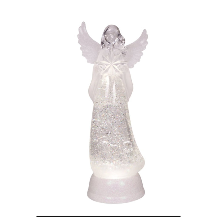 13.25" Glitter Angel - Christmas is Foreverer - 13.25" Glitter Angel - Christmas is Foreverer