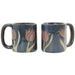 16 oz Stoneware Coffee Mug - Flower -