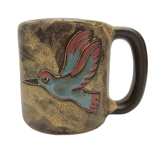 16 oz Stoneware Coffee Mug - Hummingbird -