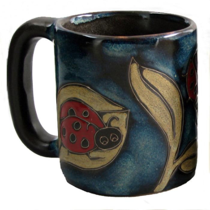 16 oz Stoneware Coffee Mug - Lady Bug -