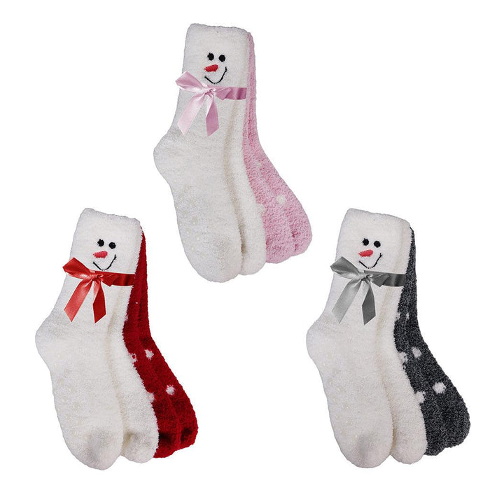 2-Pair Snowman Therapeutic Spa Socks - 2-Pair Snowman Therapeutic Spa Socks - Annies Hallmark and Gretchens Hallmark, Sister Stores