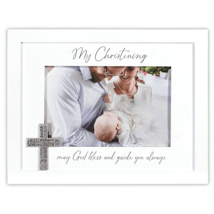 Malden : 4X6 Christening Wood Mat Frame at Annie's Hallamark