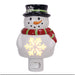 6.125" Ceramic Holiday Night Light Assortment - Christmas is Forever - 6.125" Ceramic Holiday Night Light Assortment - Christmas is Forever