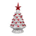7.5" Iridescent White Tree with Red Cardinal Bulbs - 7.5" Iridescent White Tree with Red Cardinal Bulbs - Annies Hallmark and Gretchens Hallmark, Sister Stores