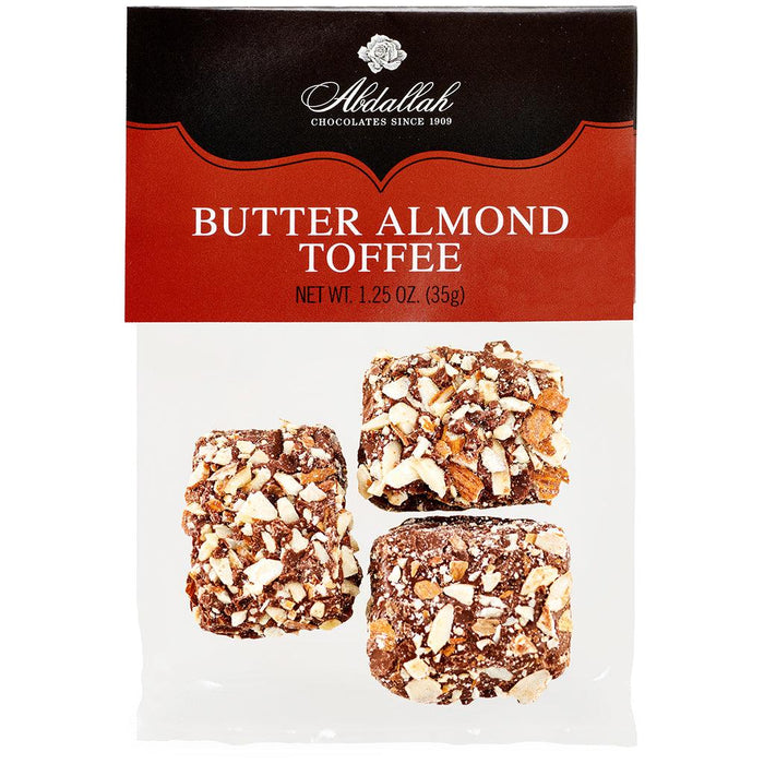 Abdallah Candies : Butter Almond Toffee –Milk Chocolate -