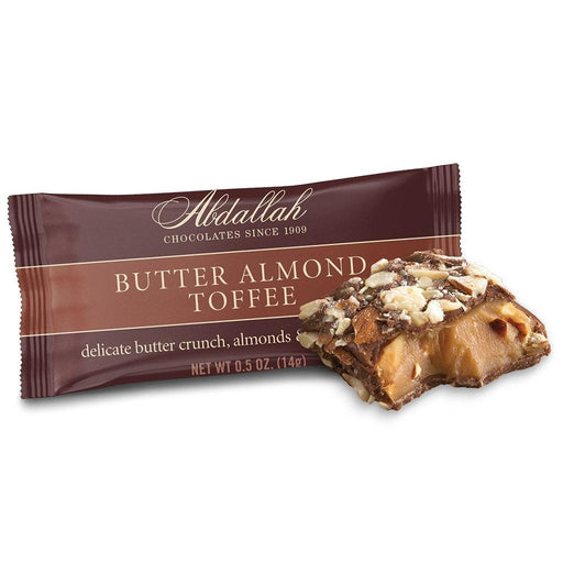 Abdallah Candies : Butter Almond Toffee Single -