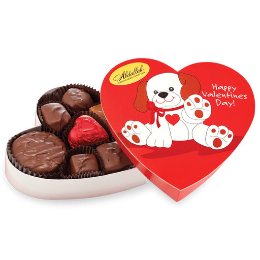 Abdallah Candies : Puppy Love – Assorted Chocolates - Abdallah Candies : Puppy Love – Assorted Chocolates - Annies Hallmark and Gretchens Hallmark, Sister Stores
