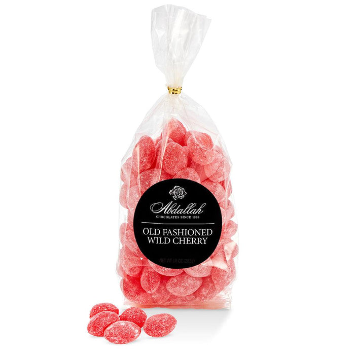 Abdallah Candies : Sanded Wild Cherry Drops -