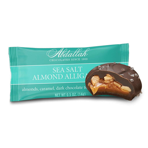 Abdallah Candies : Sea Salt Almond Alligator® Singles -