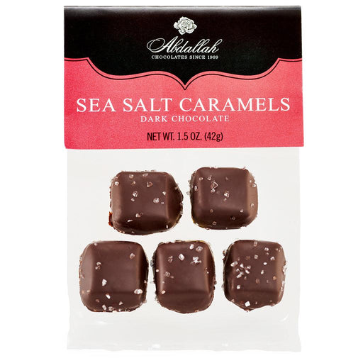 Abdallah Candies : Sea Salt Caramels Dark Chocolate -