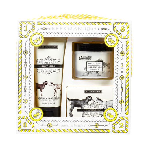 Beekman 1802 : Sweet To Be Kind Goat Milk Skincare Gift Set in Pure Goat Milk - Beekman 1802 : Sweet To Be Kind Goat Milk Skincare Gift Set in Pure Goat Milk