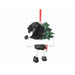 Black Poodle Dangling Leg Ornament - Black Poodle Dangling Leg Ornament