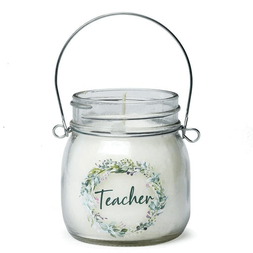 Blossom Bucket : Teacher Wreath Candle -
