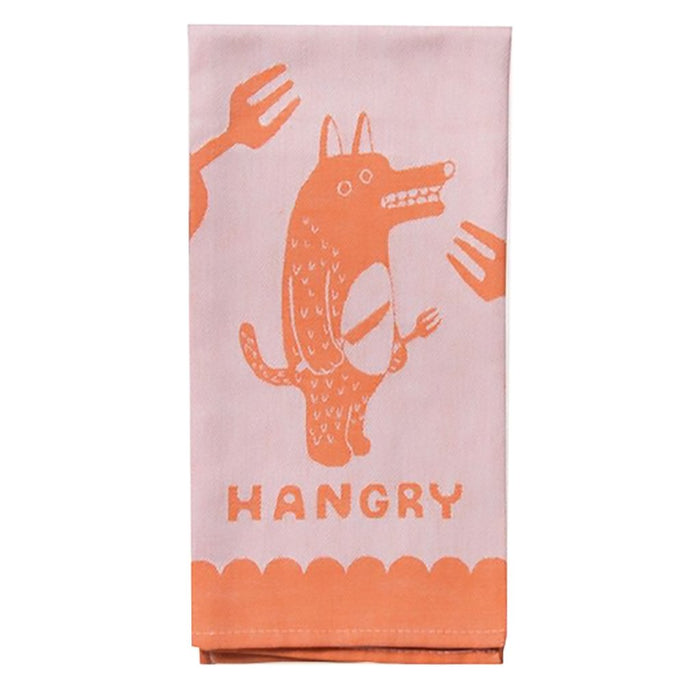 Blue Q : Dish Towel - "Hangry" -