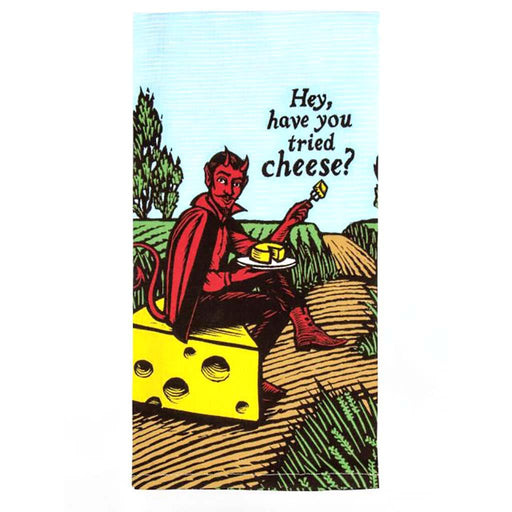 Blue Q : Dish Towel - "Have You Tried Cheese" -