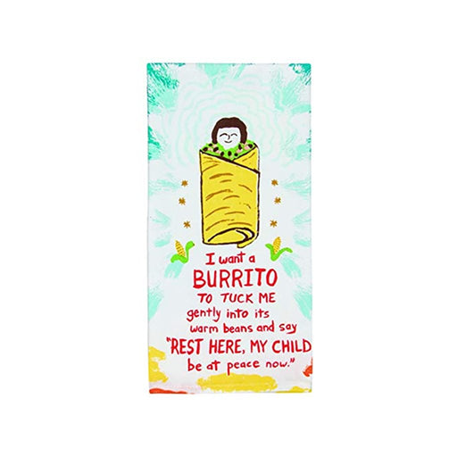 Blue Q : Dish Towel - "I Want A Burrito To Tuck Me In Gently" -