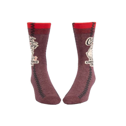 Blue Q : Men's Crew Socks - "Coolest Guy on the Conference Call" -