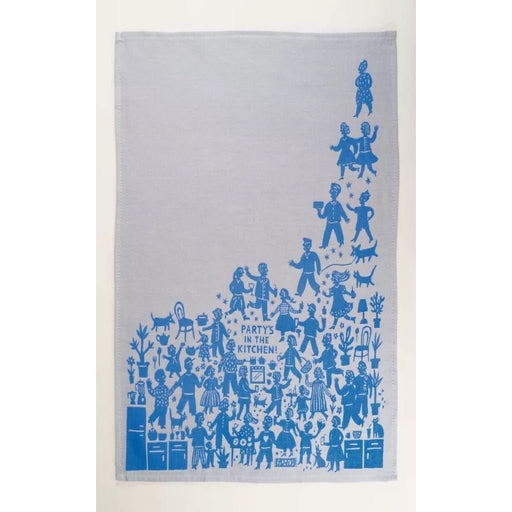 Blue Q : PARTY'S IN THE KITCHEN Dish Towel - Blue Q : PARTY'S IN THE KITCHEN Dish Towel