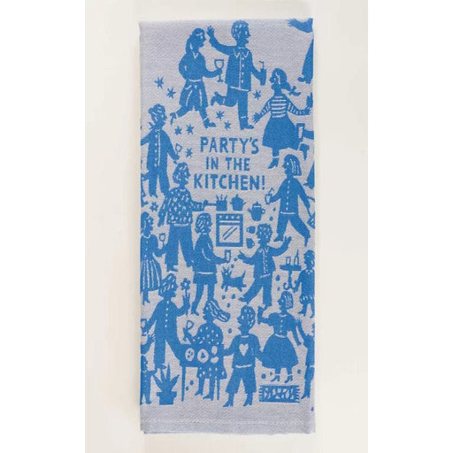 Blue Q : PARTY'S IN THE KITCHEN Dish Towel - Blue Q : PARTY'S IN THE KITCHEN Dish Towel
