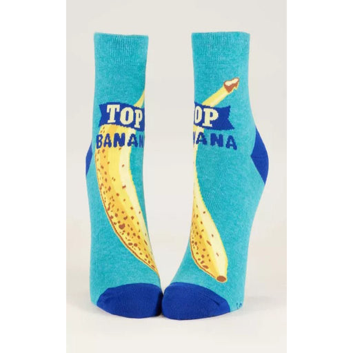 Blue Q : Women's Ankle Socks - TOP BANANA - Blue Q : Women's Ankle Socks - TOP BANANA
